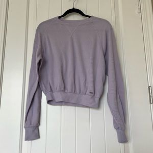 Hollister light purple crew sweater